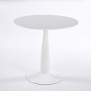 Pedestal Table, Round For Kitchen - White by HouseOfZazla