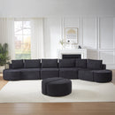 Modular Sofa Set in Chenille Fabric