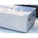 Modern Concrete Design Propane Outdoor Fire Pit Table by HouseOfZazla