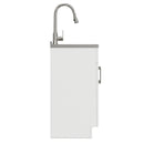 Modern Shaker All-In-One Laundry Utility Sink And Cabinet with Pull Out Faucet by HouseOfZazla