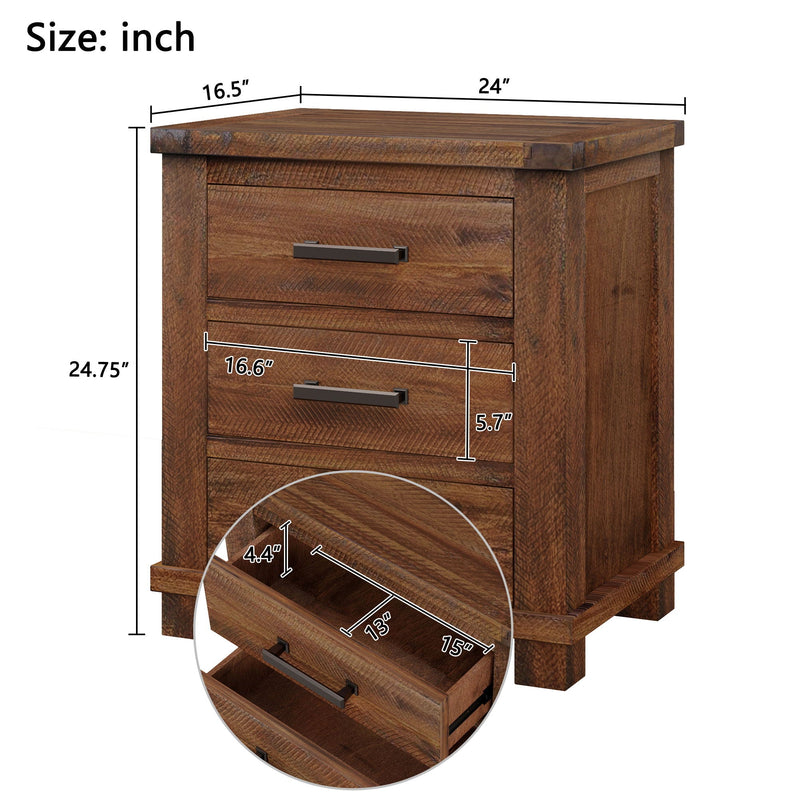 3 Drawer Nightstand, photo 5 of 15
