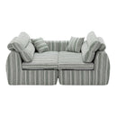 3 Seater, Couch With Throw Pillows For Living Room