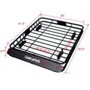 Motoring Rooftop Cargo Carrier Basket Steel Universal Fit Roof Rack by HouseOfZazla