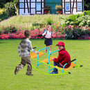 Xss008 High Quality Kids Seesaw Plastic Seat Playground Equipment Cute Baby Plastic Rocker Outdoor Children Steel Tube For Kids Age 3+ - Green / Blue by HouseOfZazla