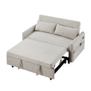 Pull Out Sleep Sofa Bed Loveseats Sofa Couch With Adjsutable Backrest, Storage Pockets, 2 Soft Pillows, USB Ports For Living Room, Bedroom, Apartment, Office by HouseOfZazla