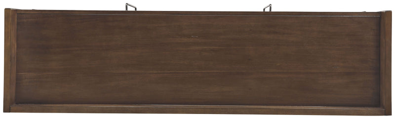 Starmore - XL TV Stand w/Fireplace Option - Brown, photo 2 of 7