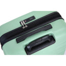 3 Piece Luggage Sets PC Lightweight & Durable Expandable Suitcase with Two Hooks, Double Spinner Wheels, TSA Lock, (21/25/29) Light Green