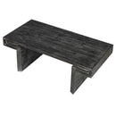 American Vintage Industrial Coffee Table, Double Tier Design by HouseOfZazla