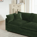 U-Shaped Sectional Sofa with Reversible Footrest