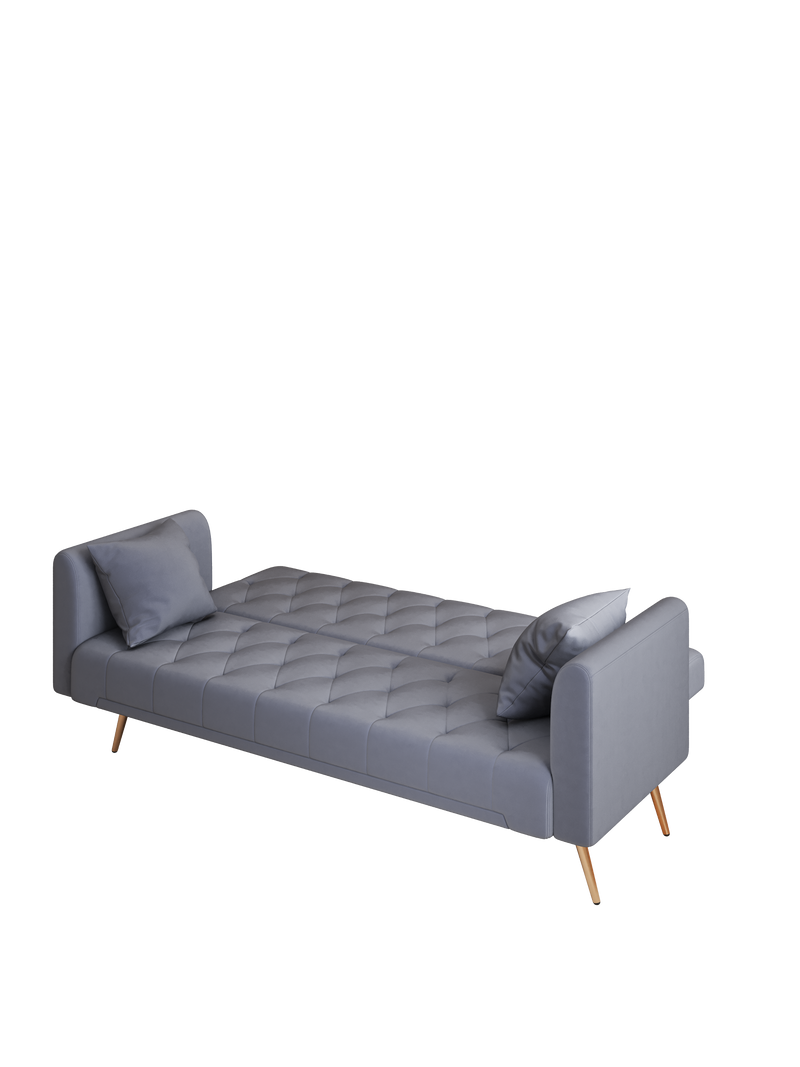 71" Convertible Double Folding Living Room Sofa Bed