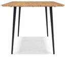 Gretlynn - Rectangular Dining Room Table - Black / Natural