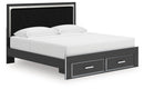 Zuraleus - Upholstered Panel Platform Storage Bed by Unique Piece Furniture