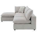 Marisa - Modular Ottoman - Beige Boucle by Unique Piece Furniture