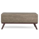 Owen - Multifunctional Square Coffee Table Storage Ottoman by HouseOfZazla