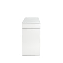 Nysa - 31" Vanity Desk - Mirrored & Faux Crystals