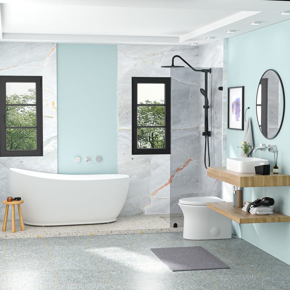 Modern European Design Ceramic Rectangular Vessel Bathroom Sink, photo 8 of 34