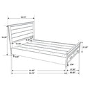 Queen Storage Bed With Platform Design And Drawer Storage - Brown
