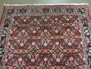 3' X 5' Handmade Knotted Indian Amritsar Floral Oriental Wool Red Rug Organic Nice