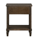 Victoria - Bedside Table With Drawer And Shelf by HouseOfZazla