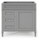 Bathroom Vanity With 2 Drawers and Tip-Out Storage Cabinet by HouseOfZazla