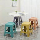 5 Pack Stackable Classroom Stools, 18.8" Height Colorful Nesting Plastic Stool by HouseOfZazla