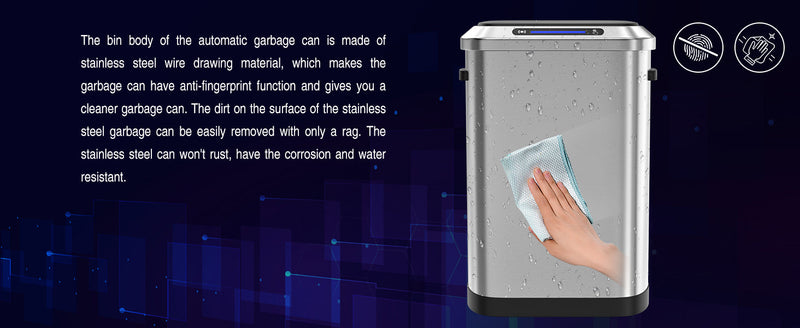 50L Smart automatic Trash Cans - Full Intelligent Sensor