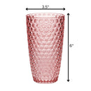 Leading Ware Diamond Cut Acrylic Drinking Glasses (Set of 4)