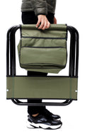 4-piece Folding Outdoor Chair with Storage Bag, Portable Chair for indoor, Outdoor Camping, Picnics and Fishing,Green