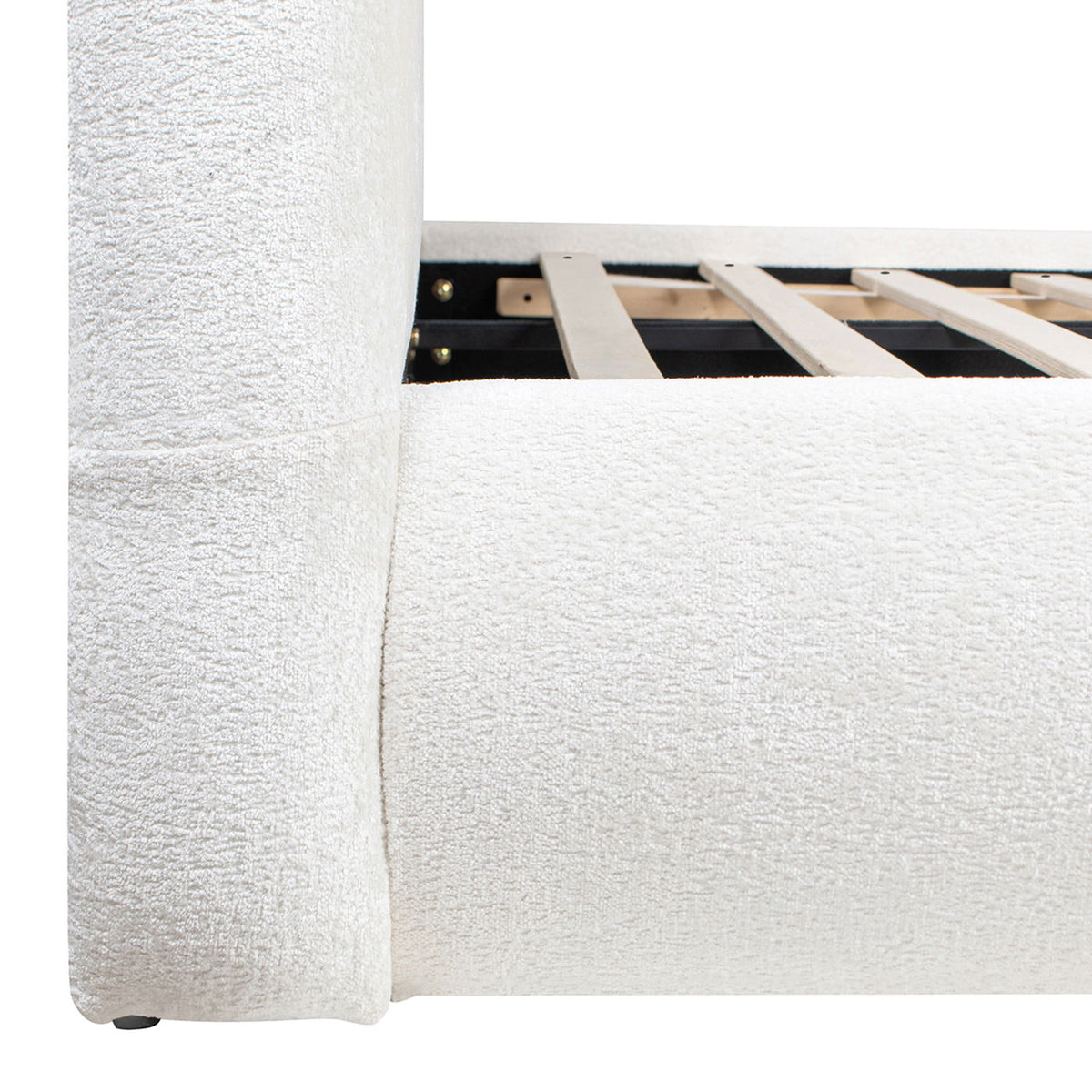 Archie Puffy Grounded - Upholstered Platform Bed, photo 14 of 40