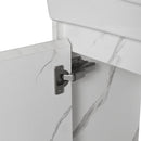 Modern Bathroom Vanity With Ceramic Basin, Wall Mounted Floating Sink Combo, Storage Cabinet by HouseOfZazla