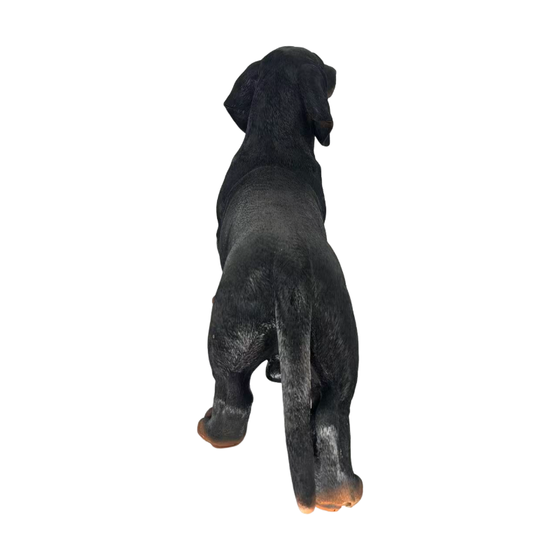 26" Black and Tan Dachshund Statue, photo 9 of 10
