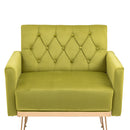 Accent Chair, leisure single sofa with Rose Golden feet