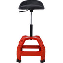 Pneumatic 360 Degree Swivel Stool, Mechanics Rolling Creeper Seat, Heavy Duty Mechanics Stool by HouseOfZazla