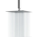 Ultra Thin Square Rainfall Shower Head Stainless Steel, Wall Or Ceiling Mount by HouseOfZazla