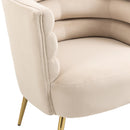 Accent Chair, leisure single chair with Golden feet
