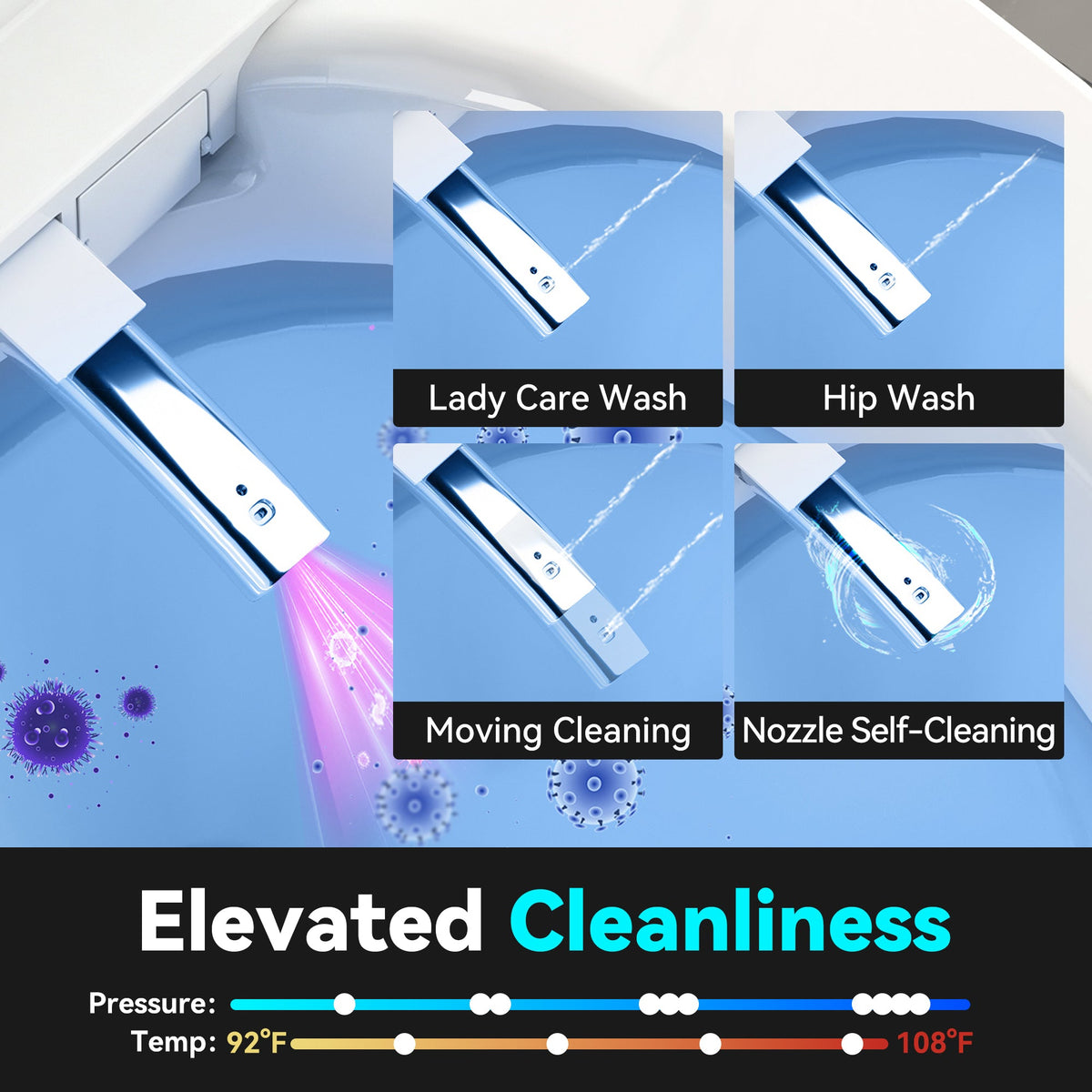 Smart Toilets with Heated Bidet Seat, photo 5 of 10