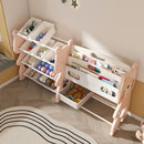 Kids Toy Storage Organizer With 2 Tier Bookshelf, Toy Storage With 12 Bins by HouseOfZazla