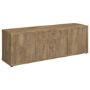 Noriega - 3 Piece TV Entertainment Center, Open & Concealed Storage - Wood by HouseOfZazla