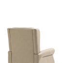 Modern Accent Chair Lounge Chair with Sturdy Wood Legs in Camel PU Leather