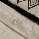 Full/Queen 3 Piece Flax and Cotton Blended Duvet Cover Set