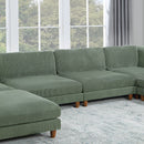 Armless Chair For Living Room - Sage by HouseOfZazla
