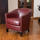 Enigmatica Upholstered Club Chair with Nailhead Trim by HouseOfZazla