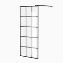 Framed Glass Shower Screen - Matte Black by HouseOfZazla
