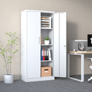 Heavy Metal Garage Storage Cabinet With Locking Doors, Steel, Adjustable Shelves