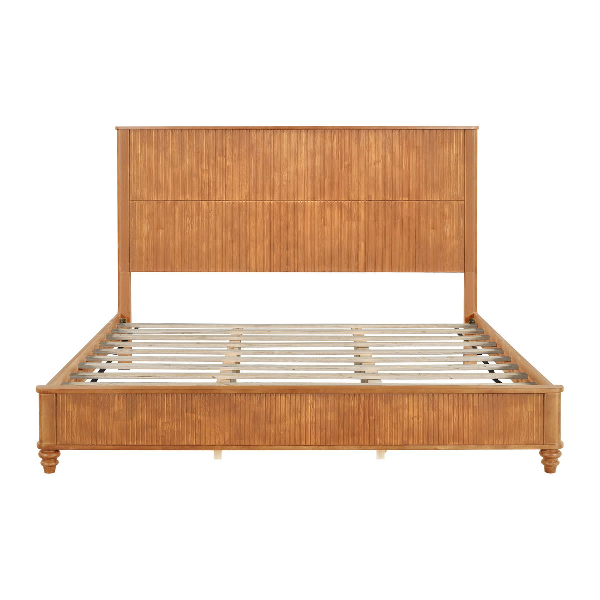 Platform Bed Frame With Tall Headboard, photo 3 of 40
