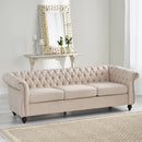 Chesterfield Style 3 Seater Sofa With Deep Button Tufting by HouseOfZazla