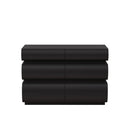 Minimalist Modern 6 Drawer Dresser, Handle Free Design With Wide Storage