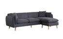 Brayden - Fabric Sectional Sofa Chaise by HouseOfZazla