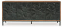 Dorannby - Accent Cabinet - Black / Brown