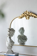 Arched Wall Mirror With Metal Frame, Wall Mirror For Living Room by Unique Piece Furniture